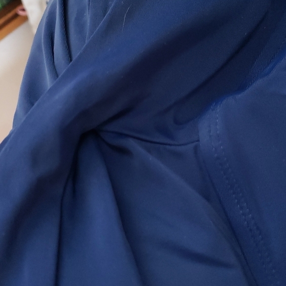 Catalina Blue Convertible Twist Front Bandeau Tankini Top & BoyShort Size M - Picture 6 of 10